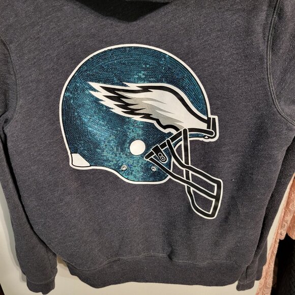 PINK /NFL Jackets & Blazers - RARE VINTAGE VS PINK NFL PHILIDELPHIA EAGLES SEQUIN BOMBER JACKET SZ L